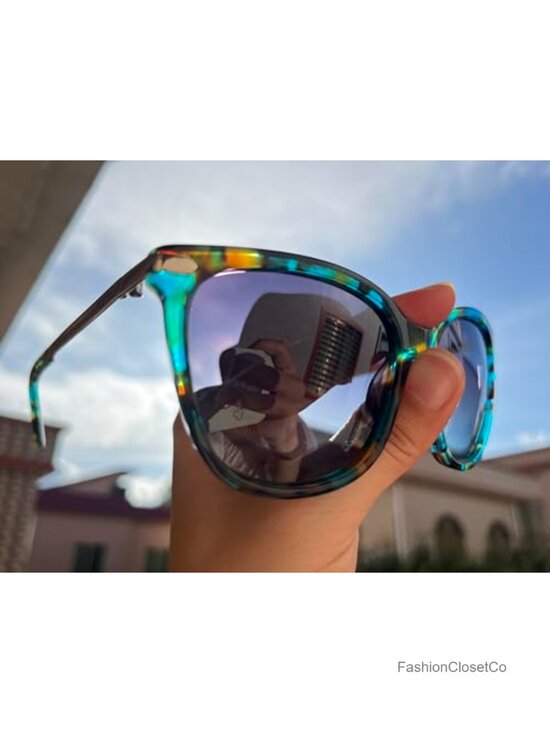 Lightweight Acetate Cat Eye Polarized Sunglasses with Case, UV400 main image 4